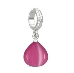 Jennifer Lopez Endless Sterling Silver Fuschia Snake Eye Charm